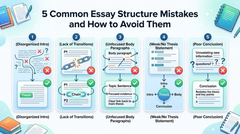 5 Common Essay Structure Mistakes and How to Avoid Them
